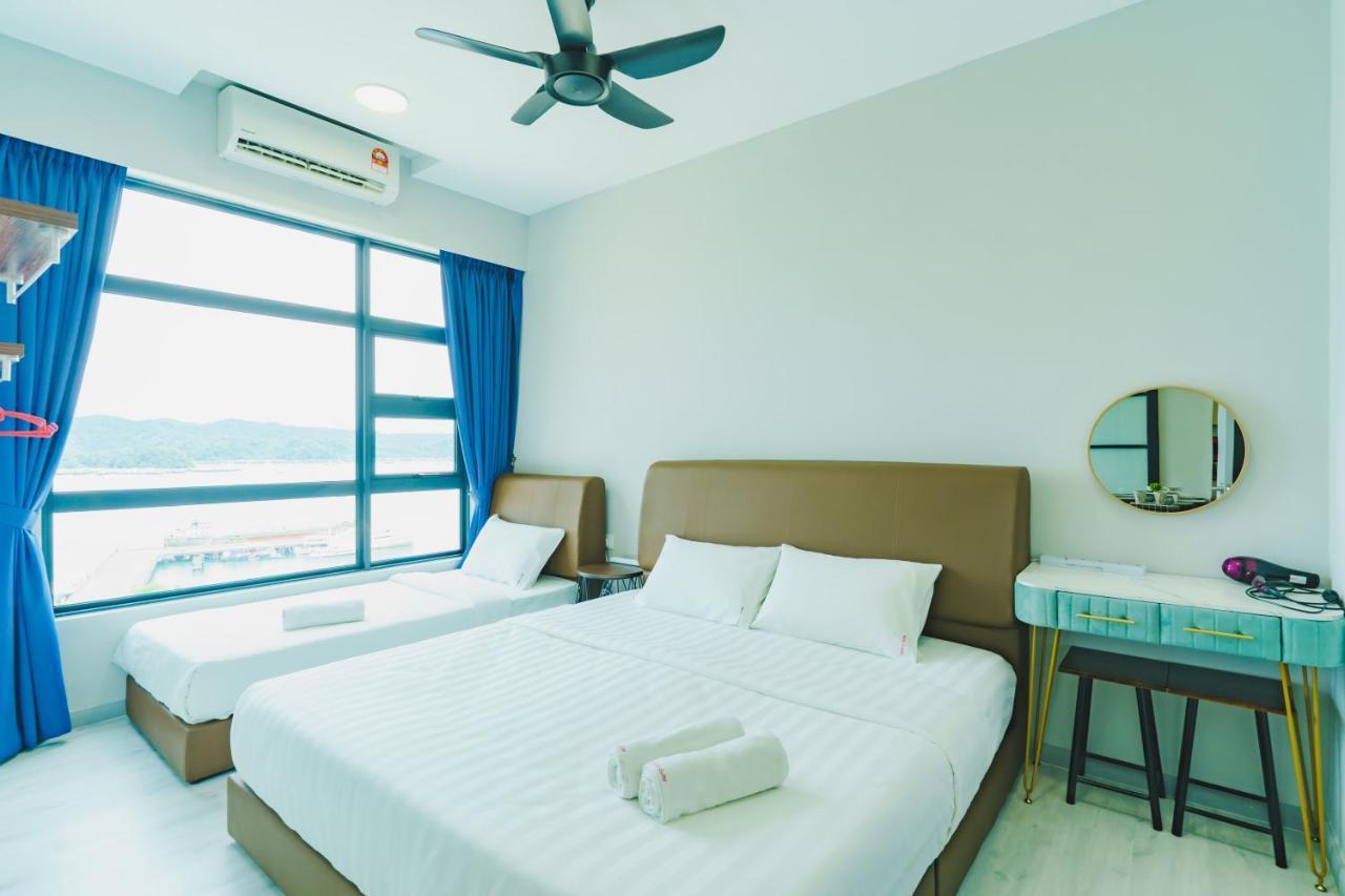Full Seaview 2R1B Condo For 6Pax In Kota Kinabalu Exteriér fotografie